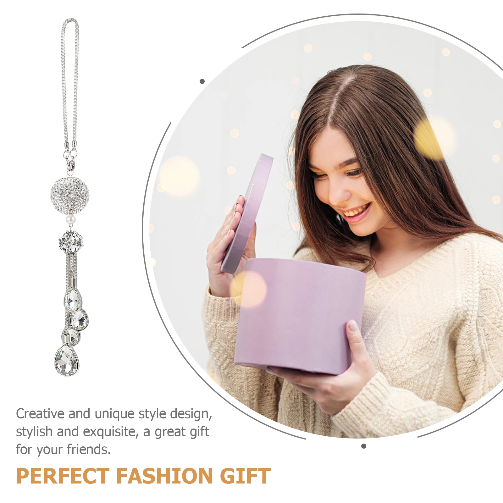 1pc Rearview Mirror Rhinestone Decor Car Mirror Pendant Elegant Hanging Ornament For Home Office Party Vehicle Interior Gift
1pc Rearview Mirror Rhinestone Decor Car Mirror Pendant Elegant Hanging Ornament For Home Office Party Vehicle Interior Gift