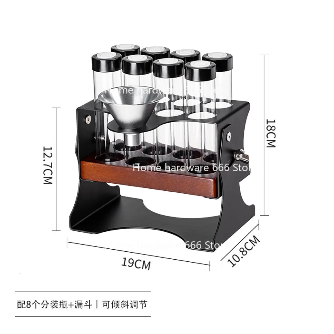 Coffee Bean Sub-bottling, Sealed Tank Exhaust Valve Sub-bottling, Test Tube Display Rack, Fragrant Bottle Storage Set Adjustable
Coffee Bean Sub-bottling, Sealed Tank Exhaust Valve Sub-bottling, Test Tube Display Rack, Fragrant Bottle Storage Set Adjustable