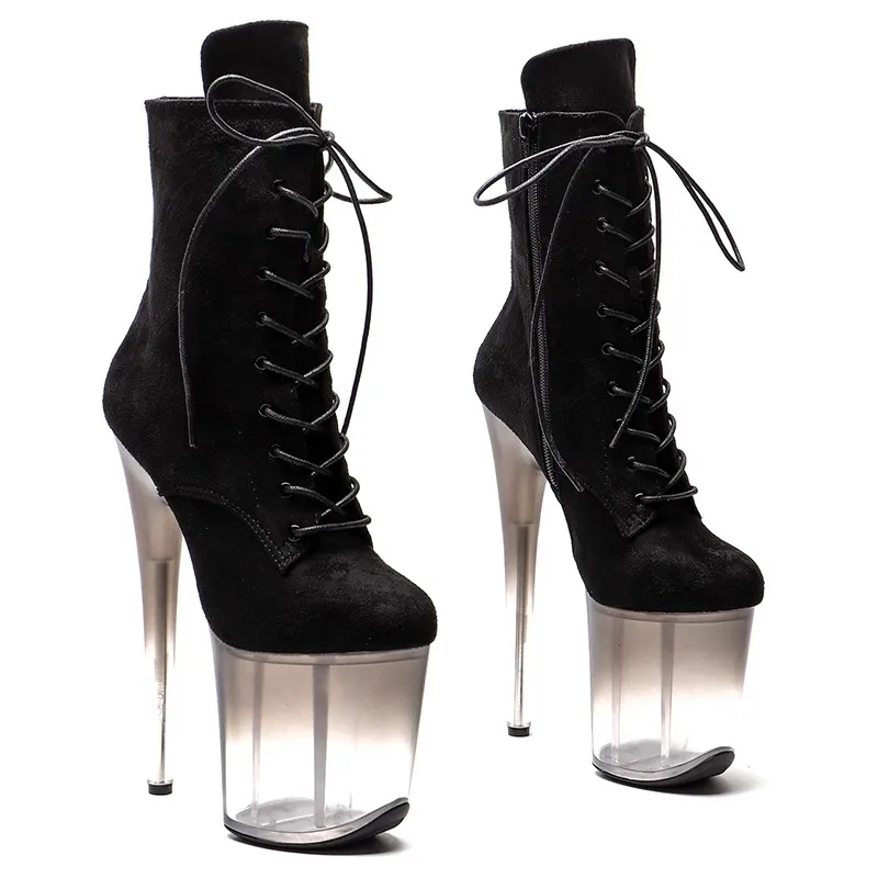 LAIJIANJINXIA New 20CM/8Inch Suede Upper Women's Platform Party High Heels Modern Ankle Boots Pole Dance Shoes 625
LAIJIANJINXIA New 20CM/8Inch Suede Upper Women's Platform Party High Heels Modern Ankle Boots Pole Dance Shoes 625
