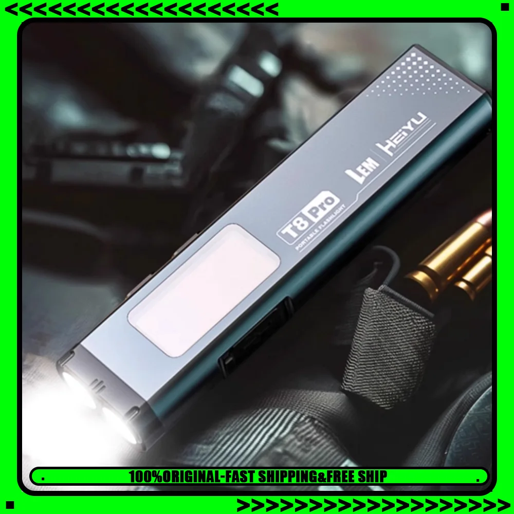 LEM T8/T8 PRO Mini Flashlight Portable Keychain Light Type-C Rechargble Work Light 1000mAh 500LM Camping Magnetic Pocket Lantern
LEM T8/T8 PRO Mini Flashlight Portable Keychain Light Type-C Rechargble Work Light 1000mAh 500LM Camping Magnetic Pocket Lantern