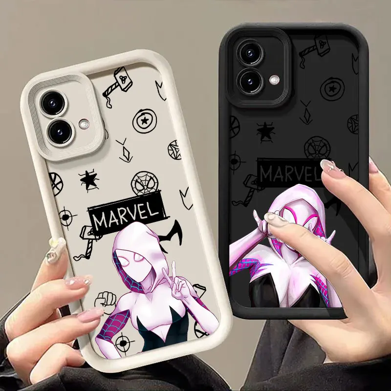Phone Case For Motorola Moto Edge 60 50 Fusion 40 G85 G84 G75 G54 G53 G35 G34 G22 G15 G14 E40 E32 Funda Marvel Sipder Gwen Cute
Phone Case For Motorola Moto Edge 60 50 Fusion 40 G85 G84 G75 G54 G53 G35 G34 G22 G15 G14 E40 E32 Funda Marvel Sipder Gwen Cute