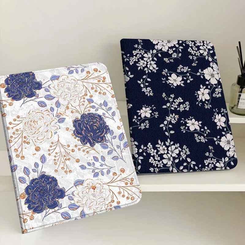 Blue White Floral Pattern Tablet Case For Samsung Tab Galaxy S6 S11 A A7 A8 A9 A11 10.1 10.4 10.5 Plus Lite Gift
Blue White Floral Pattern Tablet Case For Samsung Tab Galaxy S6 S11 A A7 A8 A9 A11 10.1 10.4 10.5 Plus Lite Gift