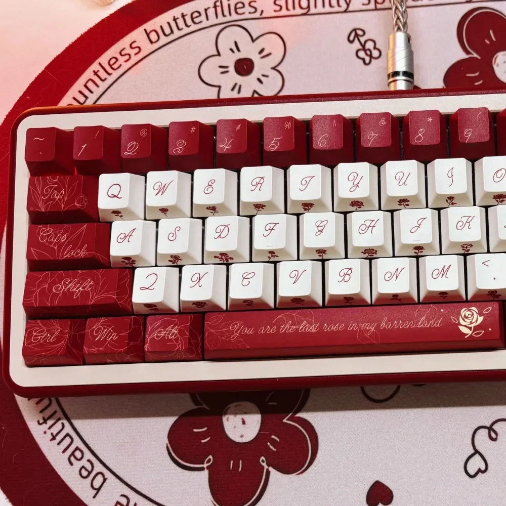 CT Rose Coast Theme Keycap 139Keys Thickening PBT Custom Cherry Profile Gaming Keycaps for Mechanical Keyboard Accessories Gift
CT Rose Coast Theme Keycap 139Keys Thickening PBT Custom Cherry Profile Gaming Keycaps for Mechanical Keyboard Accessories Gift