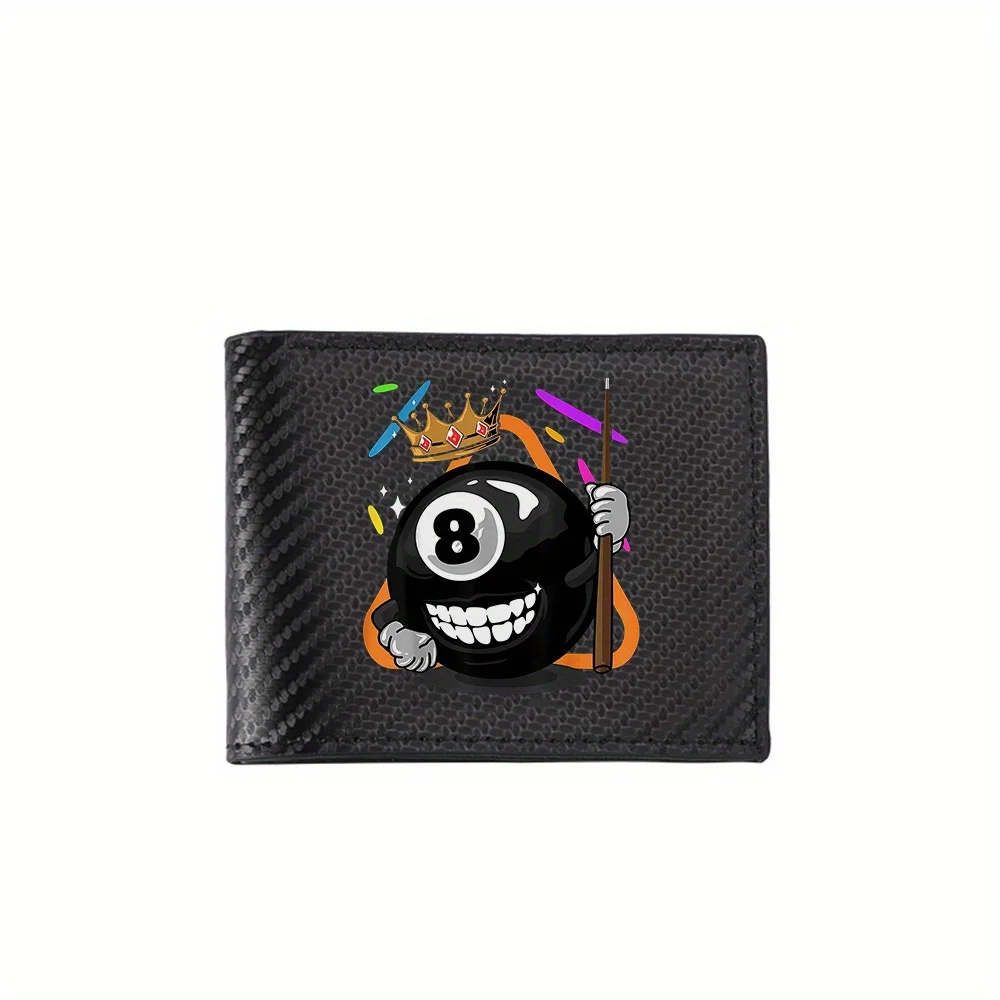 King eight ball with cue stick crown Men's Wallets Simple Business Modern Stylish Printing Design Gifts For Father Boyfriend Chr
King eight ball with cue stick crown Men's Wallets Simple Business Modern Stylish Printing Design Gifts For Father Boyfriend Chr