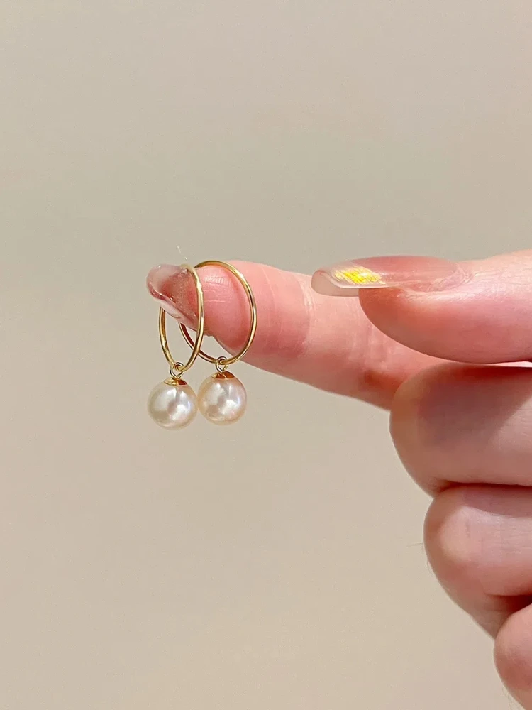 S925 Sterling Silver Women's Stud Earrings Circle Pearl Earrings New Jewellery for Women Daily Wear Holiday Party Gifts
S925 Sterling Silver Women's Stud Earrings Circle Pearl Earrings New Jewellery for Women Daily Wear Holiday Party Gifts