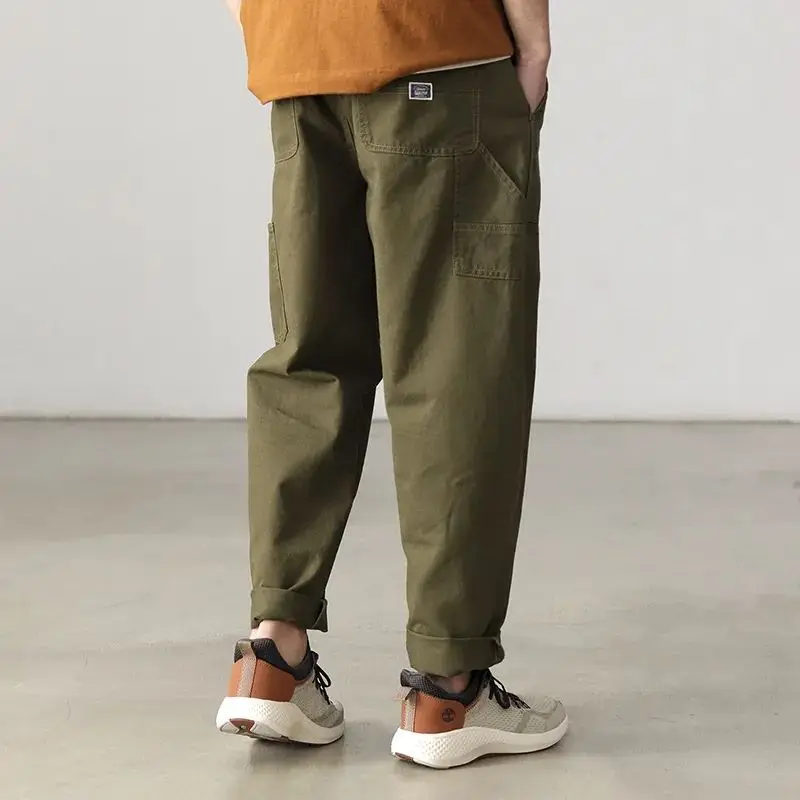 Men's Mid Waist Button Zipper Spring and Autumn New Punk Cargo Loose Sashes Solid Color Patchwork Pocket Versatile Casual Pants
Men's Mid Waist Button Zipper Spring and Autumn New Punk Cargo Loose Sashes Solid Color Patchwork Pocket Versatile Casual Pants