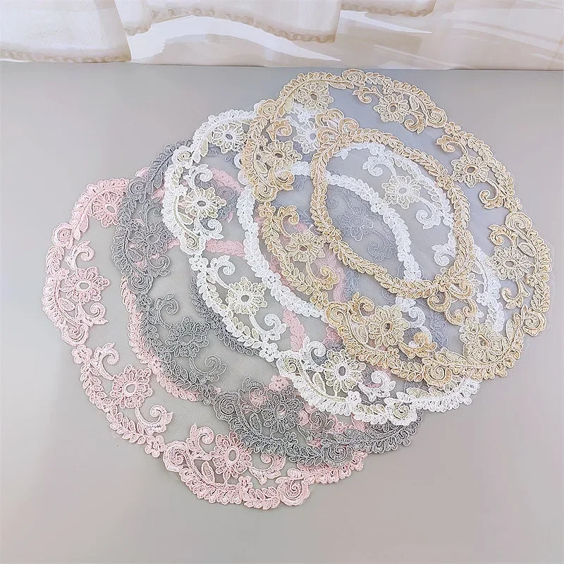 European oval mesh embroidered delicate table mat placemat bowl oven toaster fruit tray cloth tea party Christmas decoration Mat
European oval mesh embroidered delicate table mat placemat bowl oven toaster fruit tray cloth tea party Christmas decoration Mat