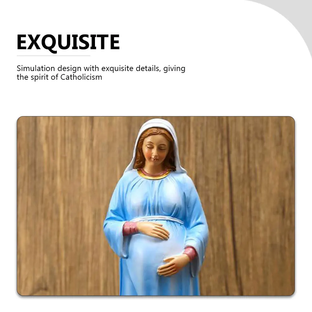 1Pcs Virgin Mary Statue Resin Creative Desktop Decoration Religious Catholicism Ornament Elegant Resin Sculpture Home
1Pcs Virgin Mary Statue Resin Creative Desktop Decoration Religious Catholicism Ornament Elegant Resin Sculpture Home