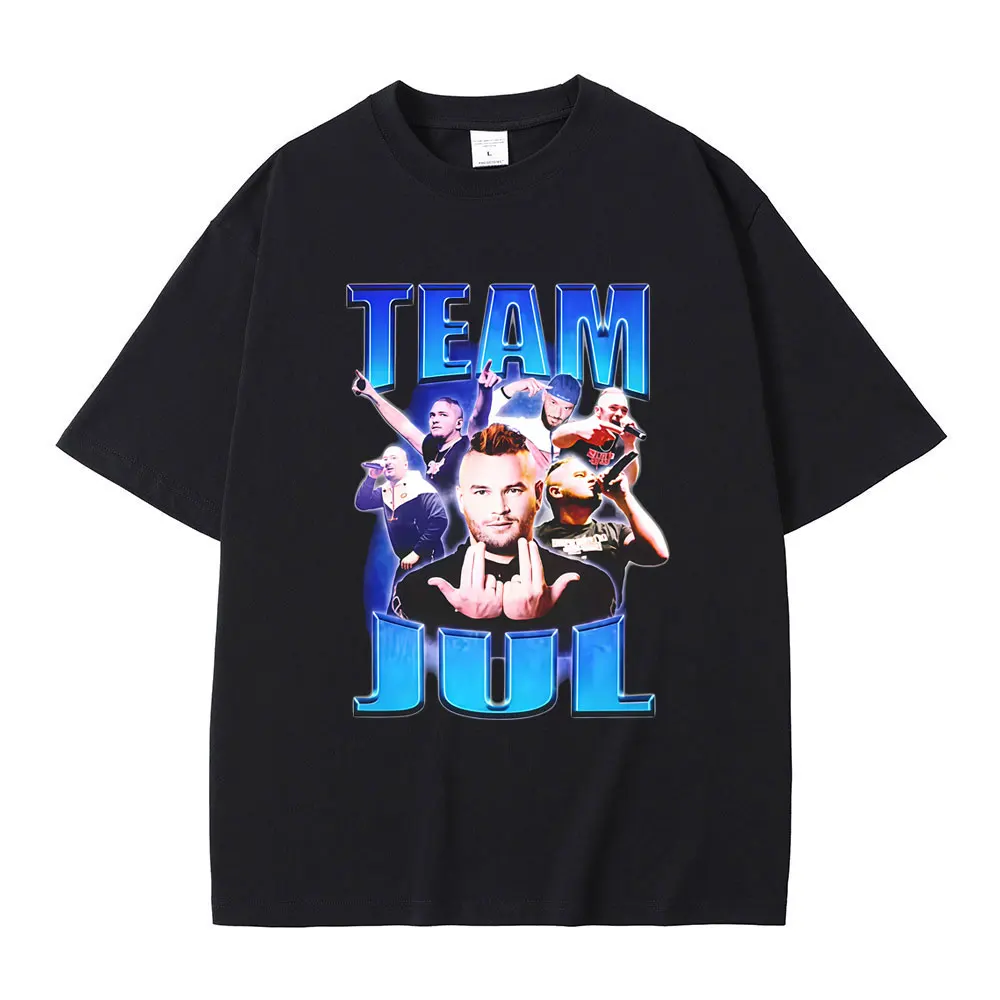 French Rapper Team JUL Graphic T-shirt Men Women Hip Hop Fashion Trend Tshirt Male Casual Oversized Cotton Short Sleeve T Shirts
French Rapper Team JUL Graphic T-shirt Men Women Hip Hop Fashion Trend Tshirt Male Casual Oversized Cotton Short Sleeve T Shirts