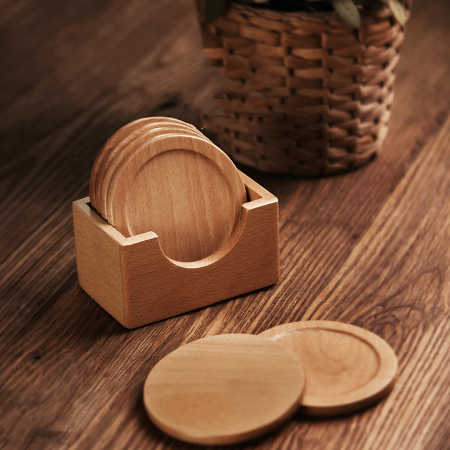 1pc, Bamboo Tea Coaster, Cup Holder, Teaware Accessories, Heat Insulation Round Square Tea Mat, Solid Color Wooden Coasters, Was
1pc, Bamboo Tea Coaster, Cup Holder, Teaware Accessories, Heat Insulation Round Square Tea Mat, Solid Color Wooden Coasters, Was