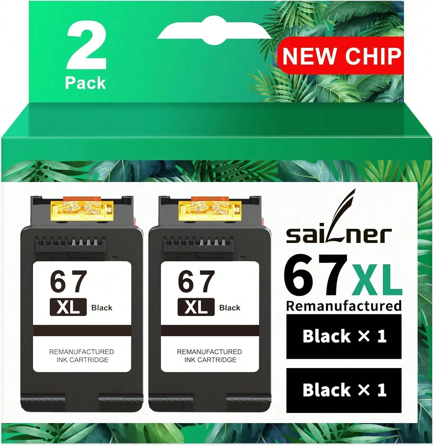 67XL Printer Ink, Replacement For Ink 67 For 67 Ink Cartridges Black/Color Combo Pack, Compatible With DeskJet 2755e 285
67XL Printer Ink, Replacement For Ink 67 For 67 Ink Cartridges Black/Color Combo Pack, Compatible With DeskJet 2755e 285