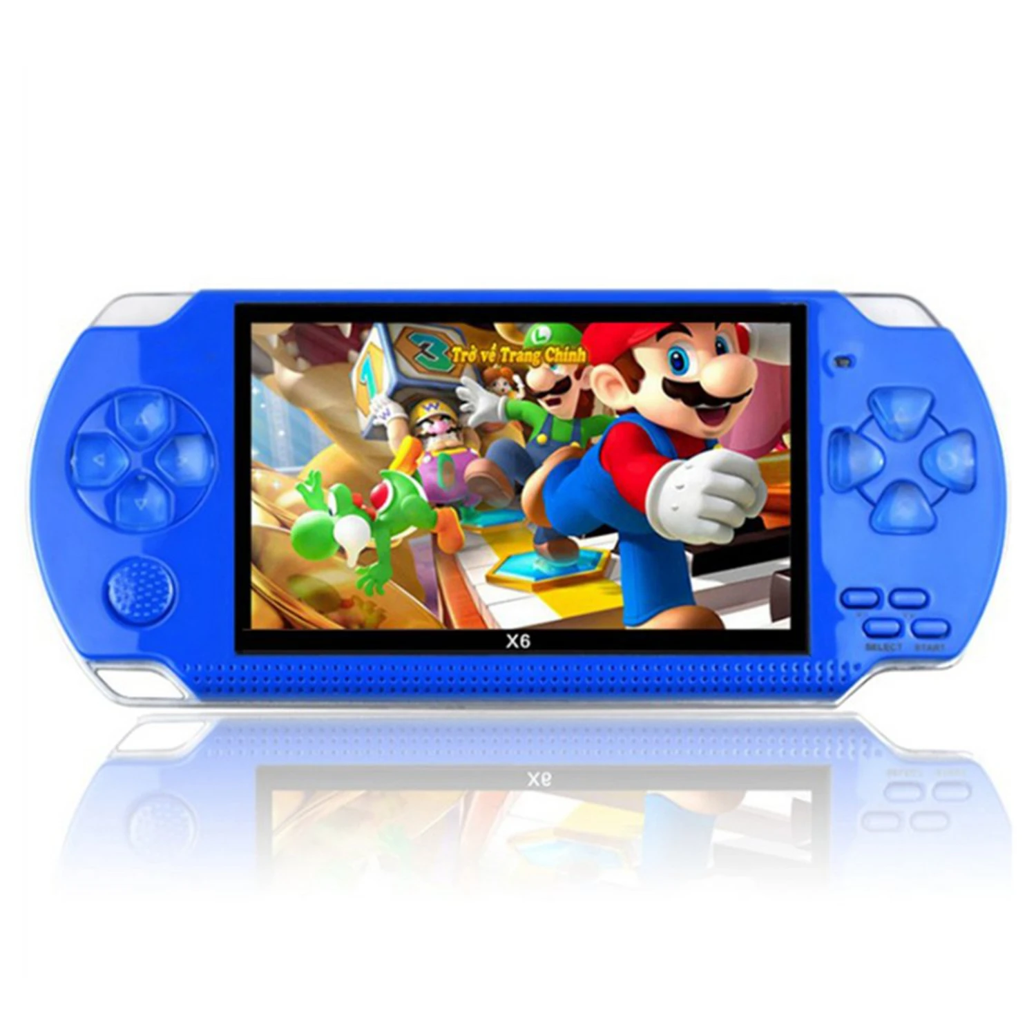 Портативная игровая консоль PSP X6 обновленной версии, 8 ГБ, 4-дюймовый HD-экран, 3000+ бесплатных игр
Портативная игровая консоль PSP X6 обновленной версии, 8 ГБ, 4-дюймовый HD-экран, 3000+ бесплатных игр