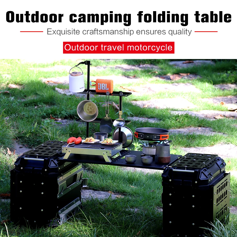 ADVRally Motorcycle Side Box Table Board Portable Quick Detachment Travel Camping Folding Adjustable Storage Rack Expand Desktop
ADVRally Motorcycle Side Box Table Board Portable Quick Detachment Travel Camping Folding Adjustable Storage Rack Expand Desktop