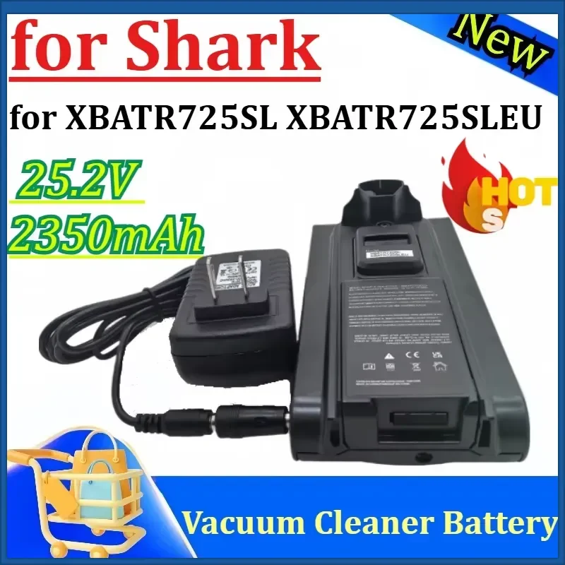 New 25.2V 2350mAh for Shark XBATR725SL XBATR725SLEU Vacuum Cleaner Battery with Charger
New 25.2V 2350mAh for Shark XBATR725SL XBATR725SLEU Vacuum Cleaner Battery with Charger