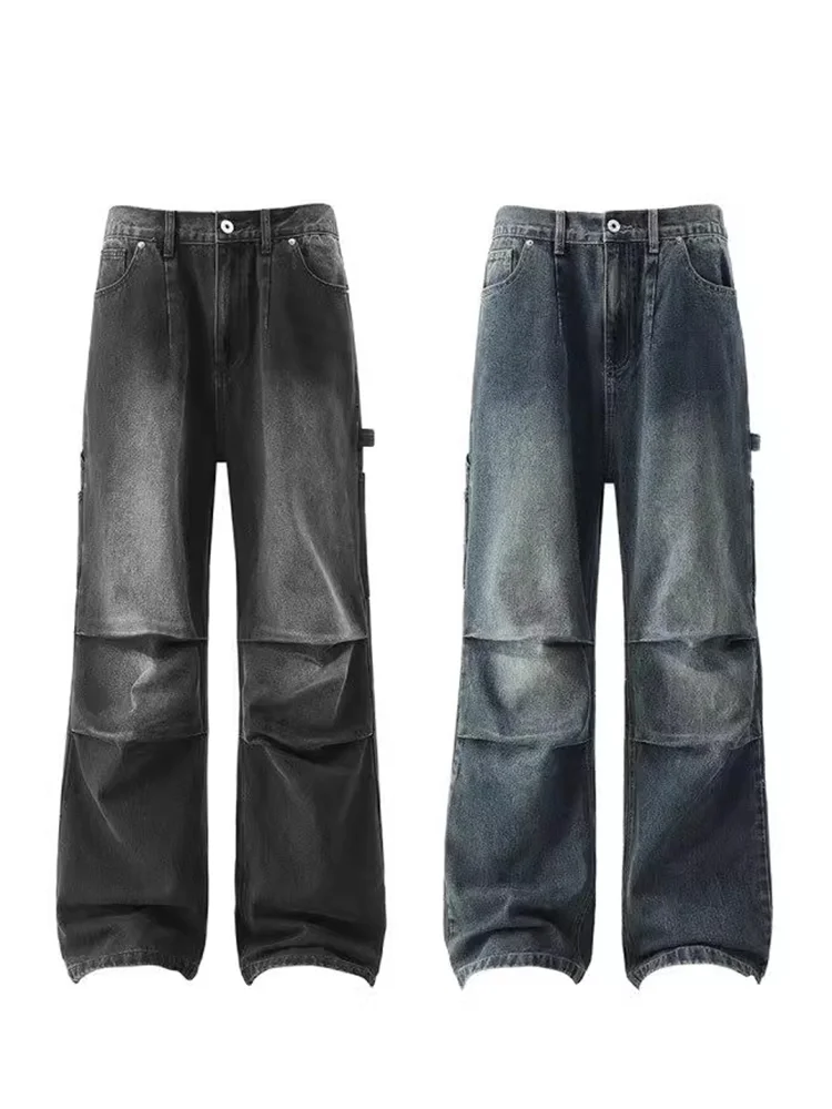 Women's Black Blue Jeans Y2K Japanese Harajuku 90s Streetwear 2000S Style High Waist Loose Wide Leg Jeans Pants Clothing 2025
Women's Black Blue Jeans Y2K Japanese Harajuku 90s Streetwear 2000S Style High Waist Loose Wide Leg Jeans Pants Clothing 2025