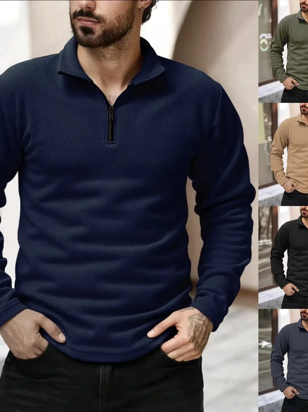 Men's Casual Velvet f-Zipper Hoodie Long Sve Thermal Cotton Polyester Blend Comfortable Fit Hoodie for Casual Wear
Men's Casual Velvet f-Zipper Hoodie Long Sve Thermal Cotton Polyester Blend Comfortable Fit Hoodie for Casual Wear