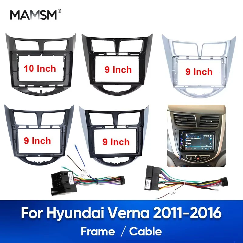 Рамка для автомобильного радиоприемника для HYUNDAI 2011-2016 VERNA, монтажная рамка для автомобильного DVD, GPS-панель, мультимедийный кабель Android
Рамка для автомобильного радиоприемника для HYUNDAI 2011-2016 VERNA, монтажная рамка для автомобильного DVD, GPS-панель, мультимедийный кабель Android
