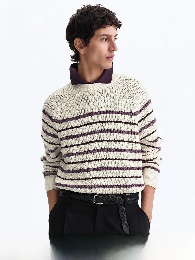 H&M 2026 New Men's Casual Knitted Ribbed Sweater 1319664 Hooded Regular Thickness Spring Stripe Cotton Unisex Youth
H&M 2026 New Men's Casual Knitted Ribbed Sweater 1319664 Hooded Regular Thickness Spring Stripe Cotton Unisex Youth