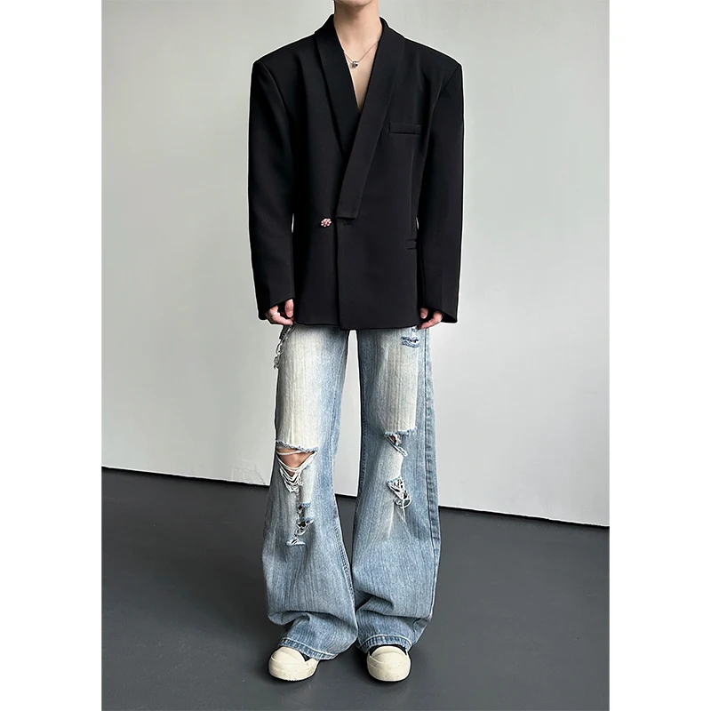 New design trend Men's Trendy Slim Fit Single Button Blazer Jacket Full Sleeve Cardigan Solid Smart Casual Outwear
New design trend Men's Trendy Slim Fit Single Button Blazer Jacket Full Sleeve Cardigan Solid Smart Casual Outwear
