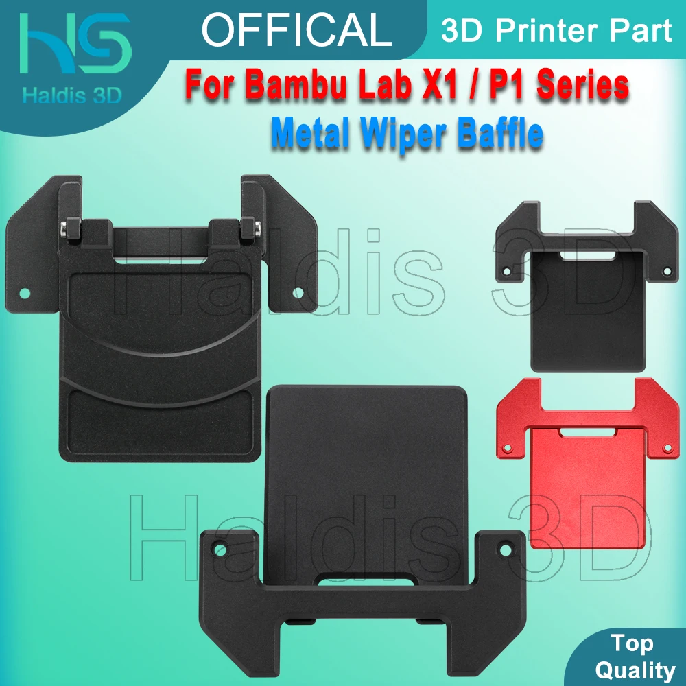 CNC Metal Wiper Baffle Kit For Bambu Lab X1 / P1 Series DIY Upgraded For Bambulab X1C X1E P1 P1P P1S 3D Printer Replacement Part
CNC Metal Wiper Baffle Kit For Bambu Lab X1 / P1 Series DIY Upgraded For Bambulab X1C X1E P1 P1P P1S 3D Printer Replacement Part