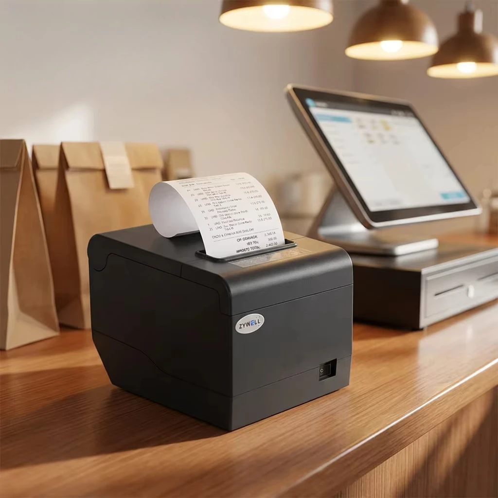 Custom Receipt POS Printer ZYWELL 80 mm USB Bluetooth WIFI Thermal Bill Ticket Printer
Custom Receipt POS Printer ZYWELL 80 mm USB Bluetooth WIFI Thermal Bill Ticket Printer