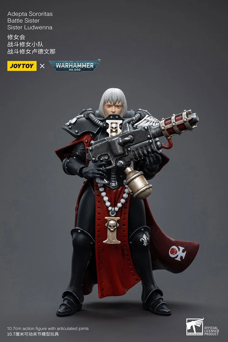 JOYTOY Warhammer 40K Adepta Sororitas Battle Sister Sister Ludwenna Action Figure Doll Decoration Gift Collection Original Model
JOYTOY Warhammer 40K Adepta Sororitas Battle Sister Sister Ludwenna Action Figure Doll Decoration Gift Collection Original Model