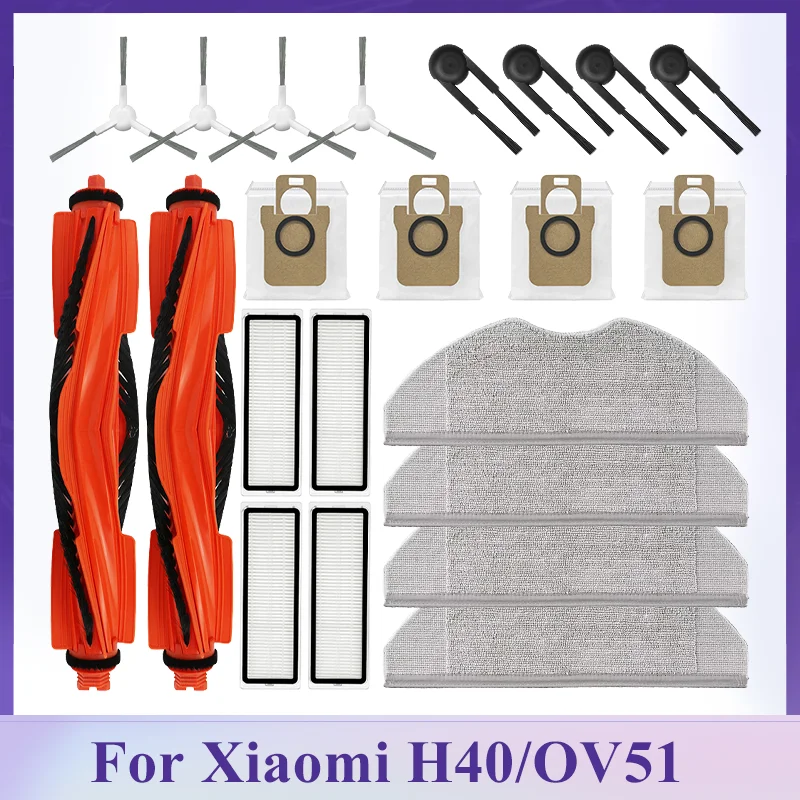 Spare Parts Robot Vacuum Dust Bag For Xiaomi Robot Vacuum H40 / OV51 Accessories — Main And Side Brush, Filter, Mop And Dust Bag
Spare Parts Robot Vacuum Dust Bag For Xiaomi Robot Vacuum H40 / OV51 Accessories — Main And Side Brush, Filter, Mop And Dust Bag