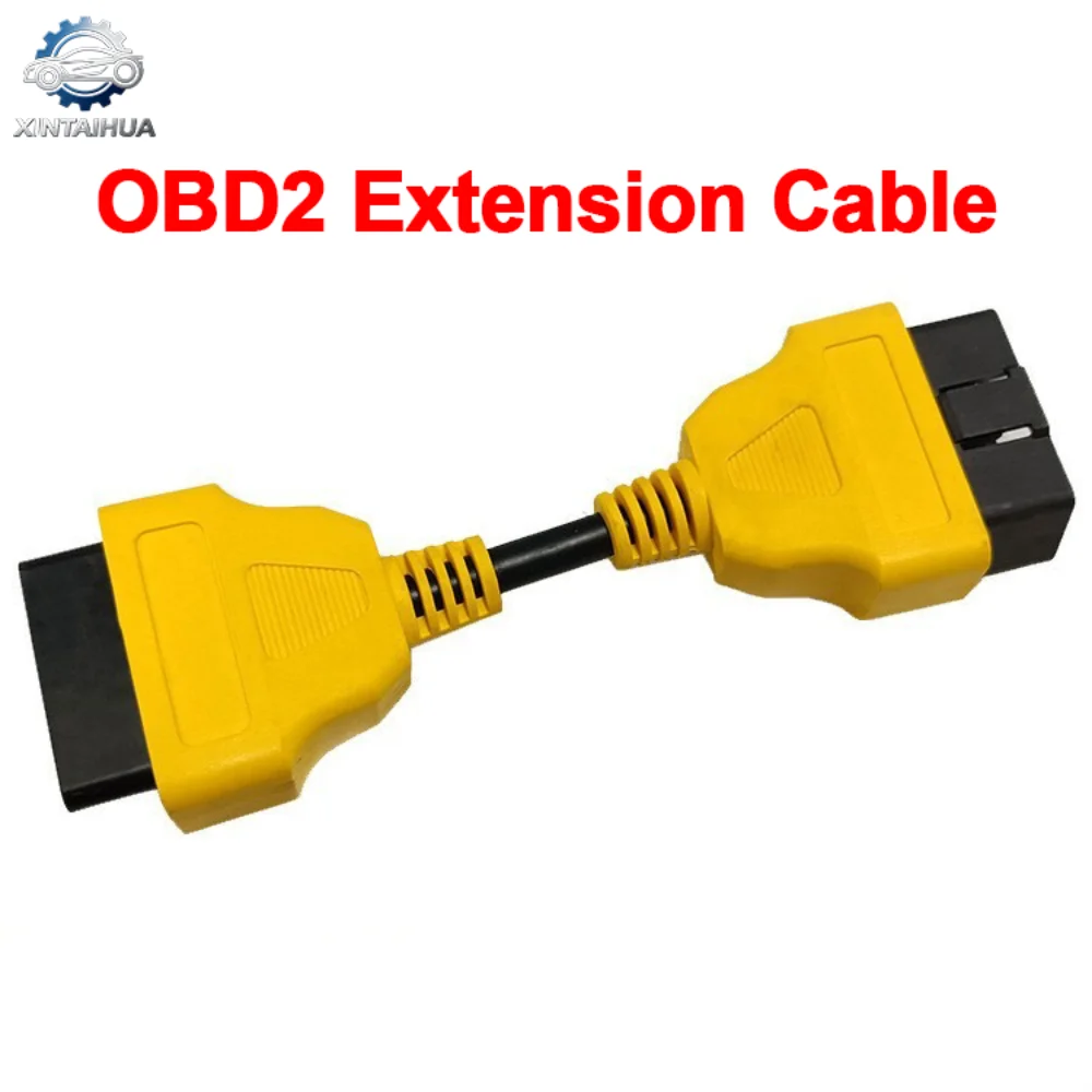 OBD2 Extension Cable Car obd2 16Pin Male to Female Plug Extension Cord Yellow Cable Extend OBD2 Diagnostic interface Adapter
OBD2 Extension Cable Car obd2 16Pin Male to Female Plug Extension Cord Yellow Cable Extend OBD2 Diagnostic interface Adapter