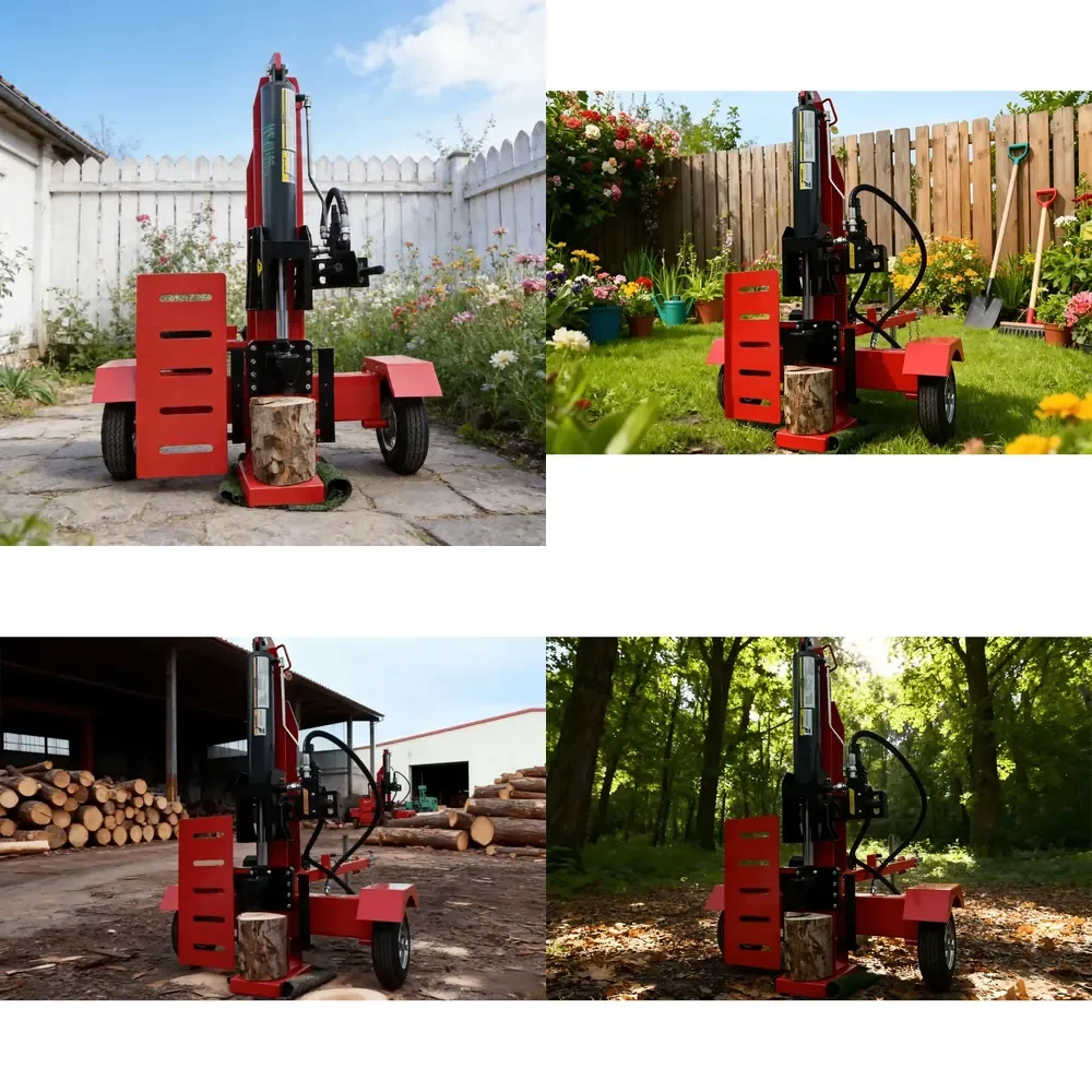 40t 15HP Petrol Engine&630mm Splitting Length Hydraulic Log Splitter
40t 15HP Petrol Engine&630mm Splitting Length Hydraulic Log Splitter