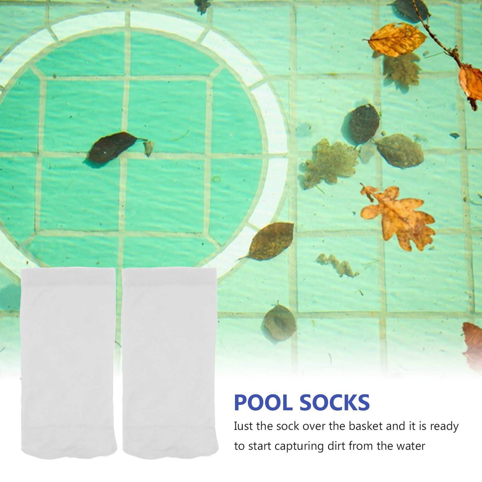 20 Pcs Swimming Pool Filter Socks Skimmer Accessories Inflatable Polyester Net Replacement
20 Pcs Swimming Pool Filter Socks Skimmer Accessories Inflatable Polyester Net Replacement