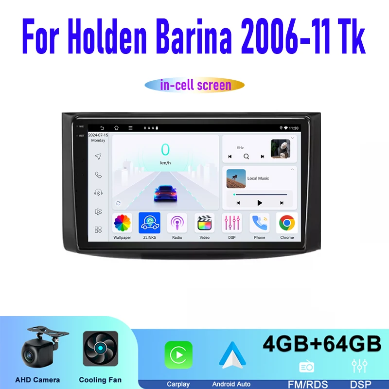 GPS Car radio 9'' For Holden Barina 2006-2011 Tk Stereo Head Unit Wireless Apple Carplay Android 15 Auto GPS Navi BT Camera WIFI
GPS Car radio 9'' For Holden Barina 2006-2011 Tk Stereo Head Unit Wireless Apple Carplay Android 15 Auto GPS Navi BT Camera WIFI