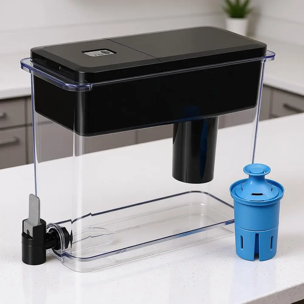 Диспенсер для воды, удаляет 99% свинца, в комплекте 1 фильтр, емкость 27 чашек, черный цвет
Диспенсер для воды, удаляет 99% свинца, в комплекте 1 фильтр, емкость 27 чашек, черный цвет