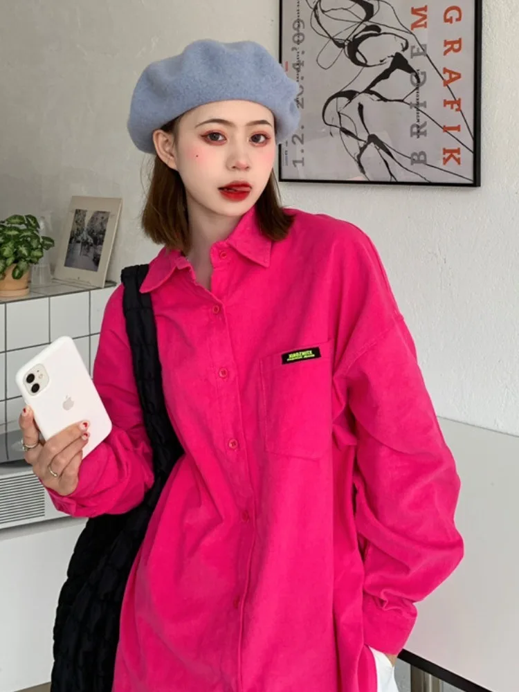 Women's Shirt 2023 New Spring Autumn Fashion Oversize Casual Blouses Loose Streetwear Shirts Woman Tops
Women's Shirt 2023 New Spring Autumn Fashion Oversize Casual Blouses Loose Streetwear Shirts Woman Tops
