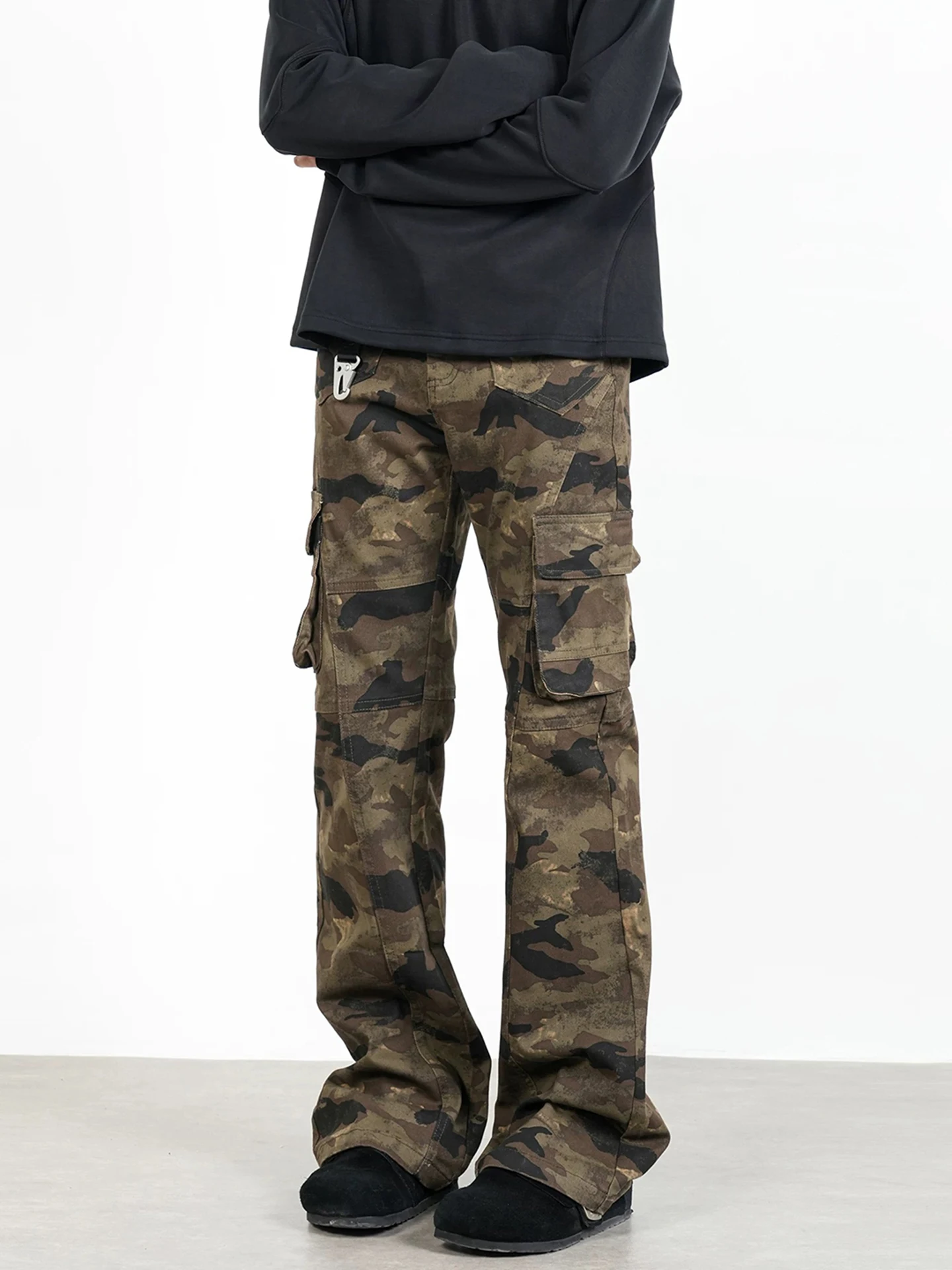 American Sle Retro Camouflage Work Pants Men's Slim Fit Straight Leg Jeans High Street Cool Flared Denim Autumn Faion
American Sle Retro Camouflage Work Pants Men's Slim Fit Straight Leg Jeans High Street Cool Flared Denim Autumn Faion