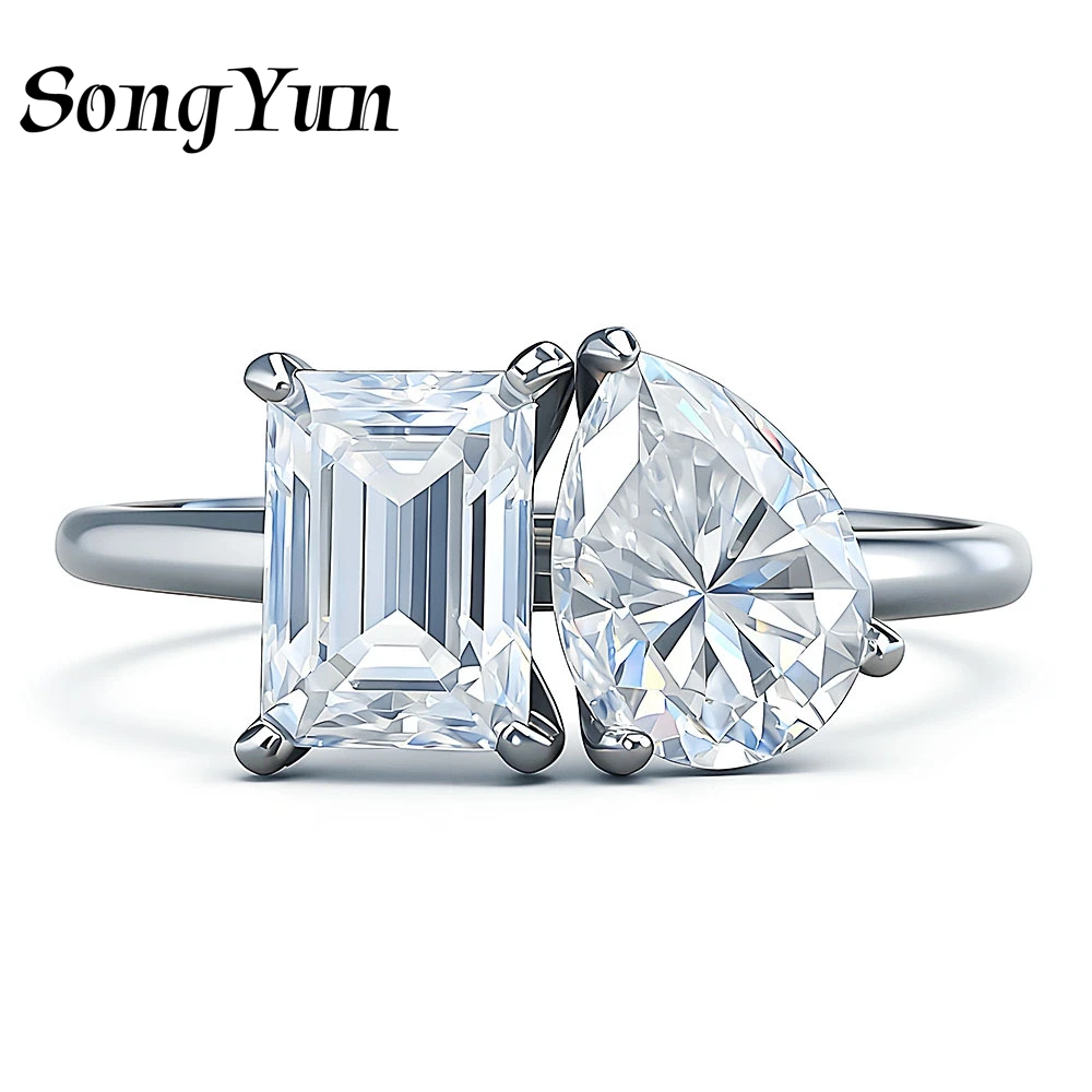 SongYun Jewelry 925 Sterling Silver Ring Moissanite D Color VVS Luxury Dainty 925 Sterling Silver Rings Diamond Accessories
SongYun Jewelry 925 Sterling Silver Ring Moissanite D Color VVS Luxury Dainty 925 Sterling Silver Rings Diamond Accessories