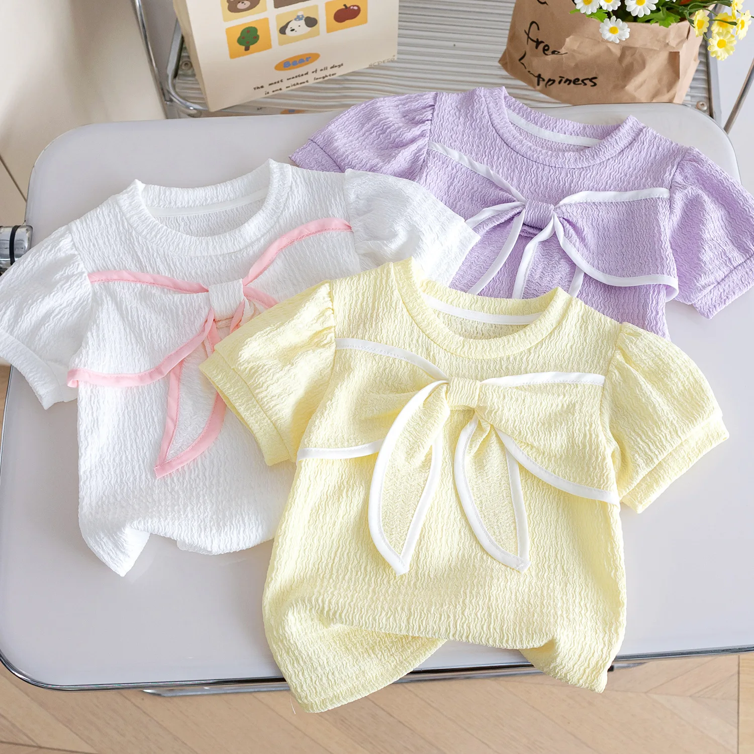 Girls T-shirts Summer 2025 Children's Clothes Cute Short Sleeve Tops For Baby Girl Outerwear kids Fashion T-shirt Teenagers 5 6Y
Girls T-shirts Summer 2025 Children's Clothes Cute Short Sleeve Tops For Baby Girl Outerwear kids Fashion T-shirt Teenagers 5 6Y