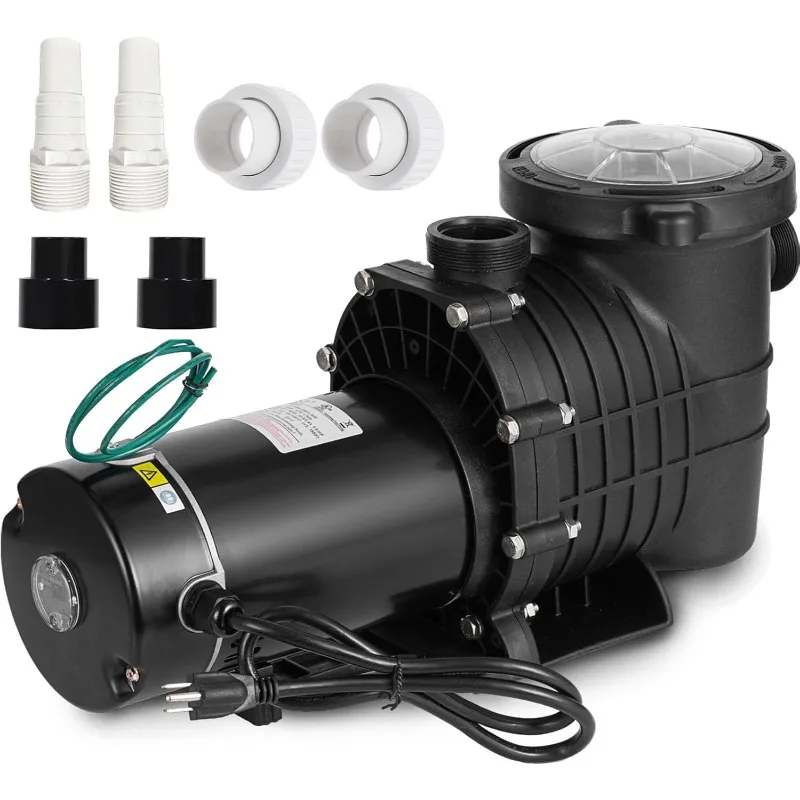1.5 HP Pool Pump Inground, Self Primming pool pump above ground, Single Speed Swimming pool pumps Dual voltage
1.5 HP Pool Pump Inground, Self Primming pool pump above ground, Single Speed Swimming pool pumps Dual voltage