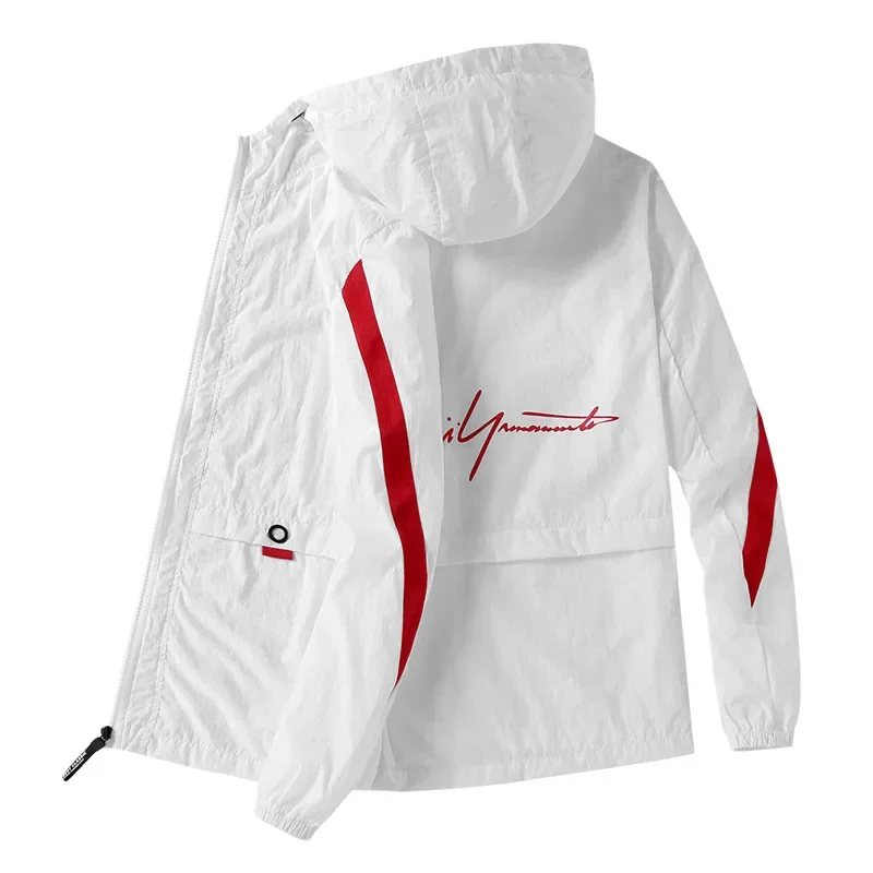 Men's hooded jacket; summer new; men sun protection; thin and breathable outerwear; leisure outdoor sports jacket; men clothing
Men's hooded jacket; summer new; men sun protection; thin and breathable outerwear; leisure outdoor sports jacket; men clothing