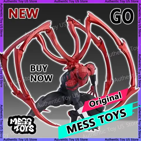 Original Mess Toys Superior Spider Man Doctor Octopus Peter Parker Messtoys Spiderman Neighbor Anime Action Figure Gifts Toys