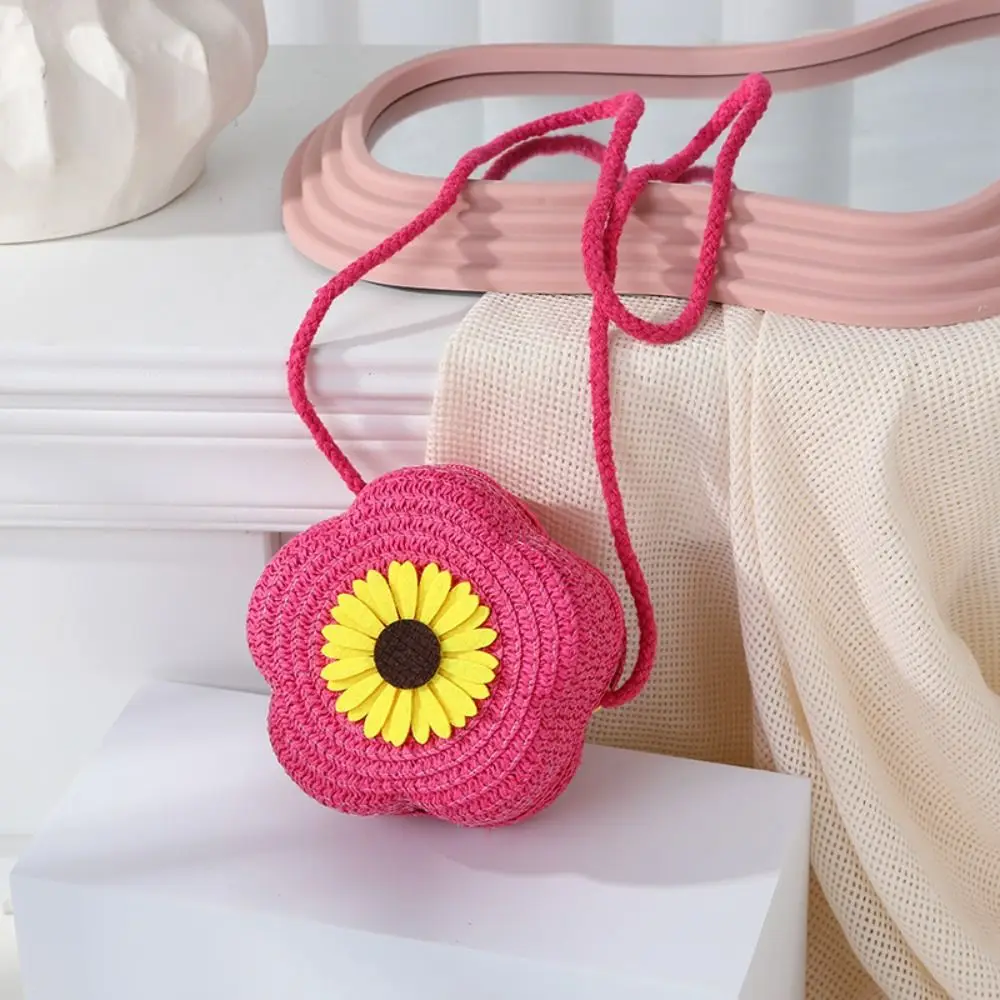Durable Straw Crossbody Bag Flower Woven Shoulder Bag Coin Purse Girls
Durable Straw Crossbody Bag Flower Woven Shoulder Bag Coin Purse Girls