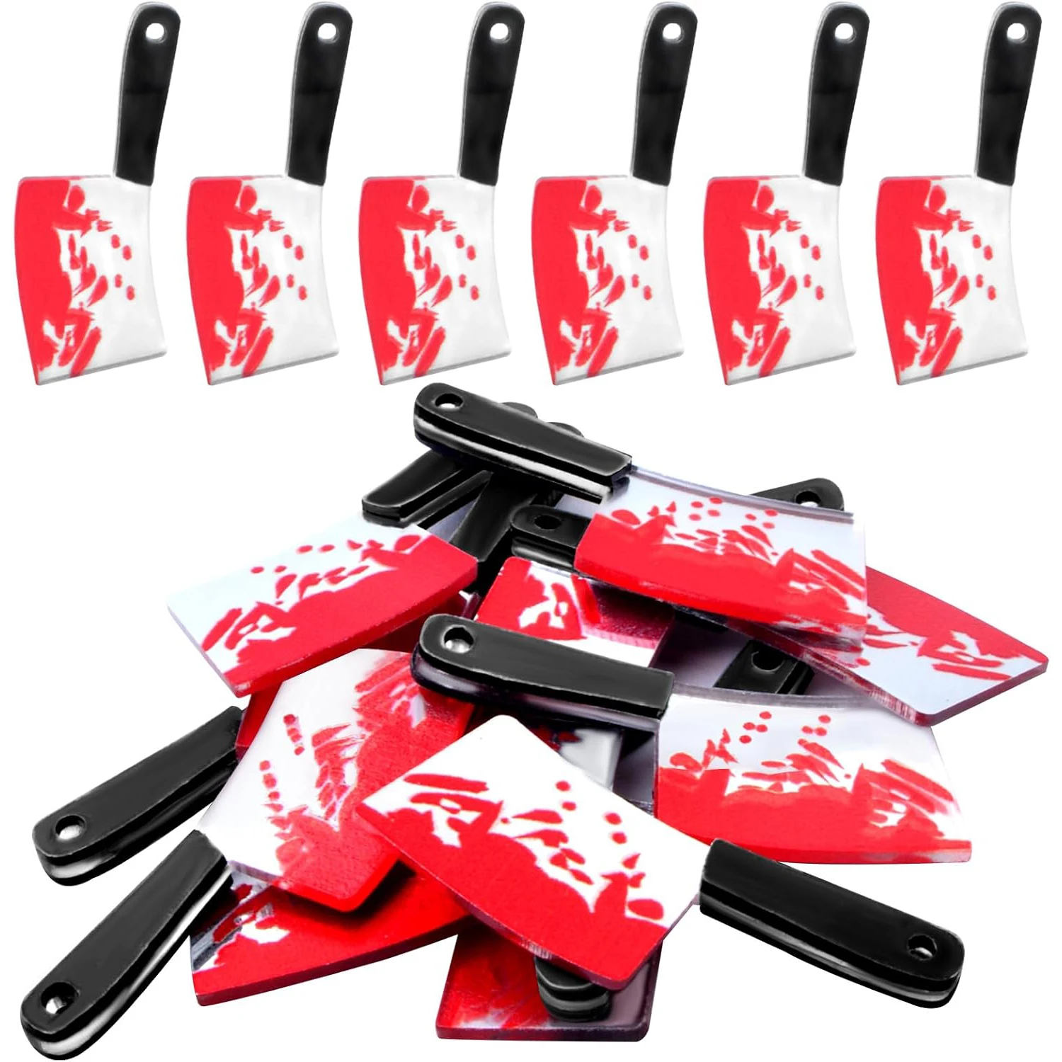 12 штук маленьких подвесок-ножей из акрила, в форме острых ножей в стиле хоррор, для изготовления серег и украшений своими руками
12 штук маленьких подвесок-ножей из акрила, в форме острых ножей в стиле хоррор, для изготовления серег и украшений своими руками