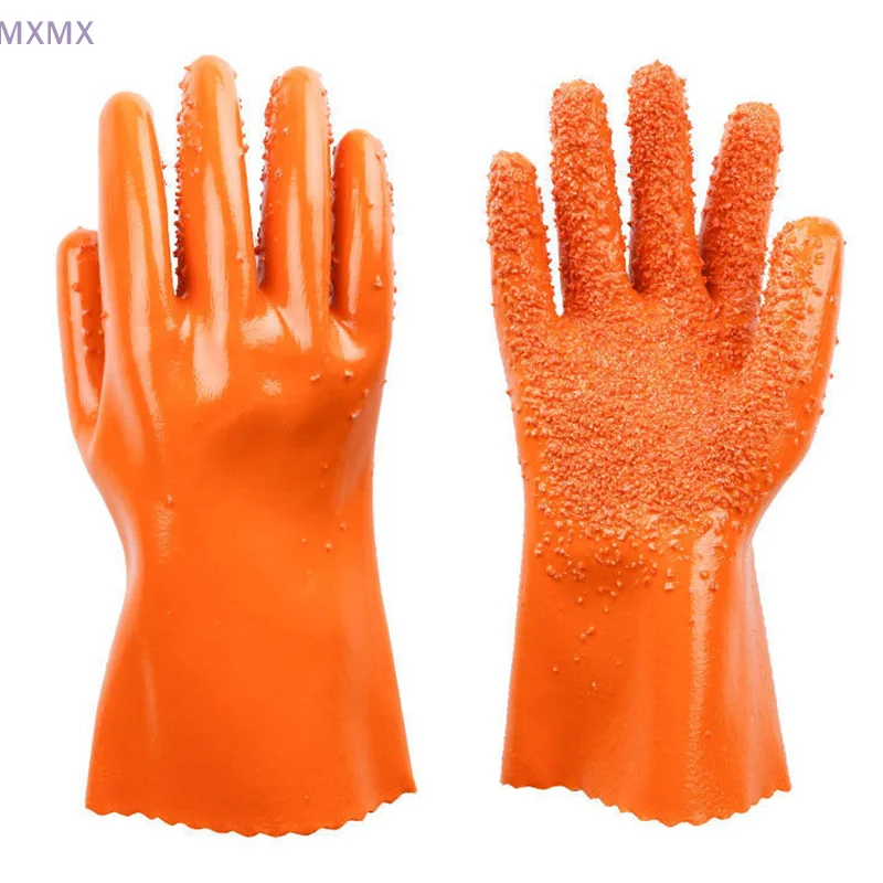 PVC Full-Dip Plastic Waterproof Gloves Anti-Slip Wear-Resistant Gloves Oil-Resistant Thickened Work Rubber Labor Protection
PVC Full-Dip Plastic Waterproof Gloves Anti-Slip Wear-Resistant Gloves Oil-Resistant Thickened Work Rubber Labor Protection