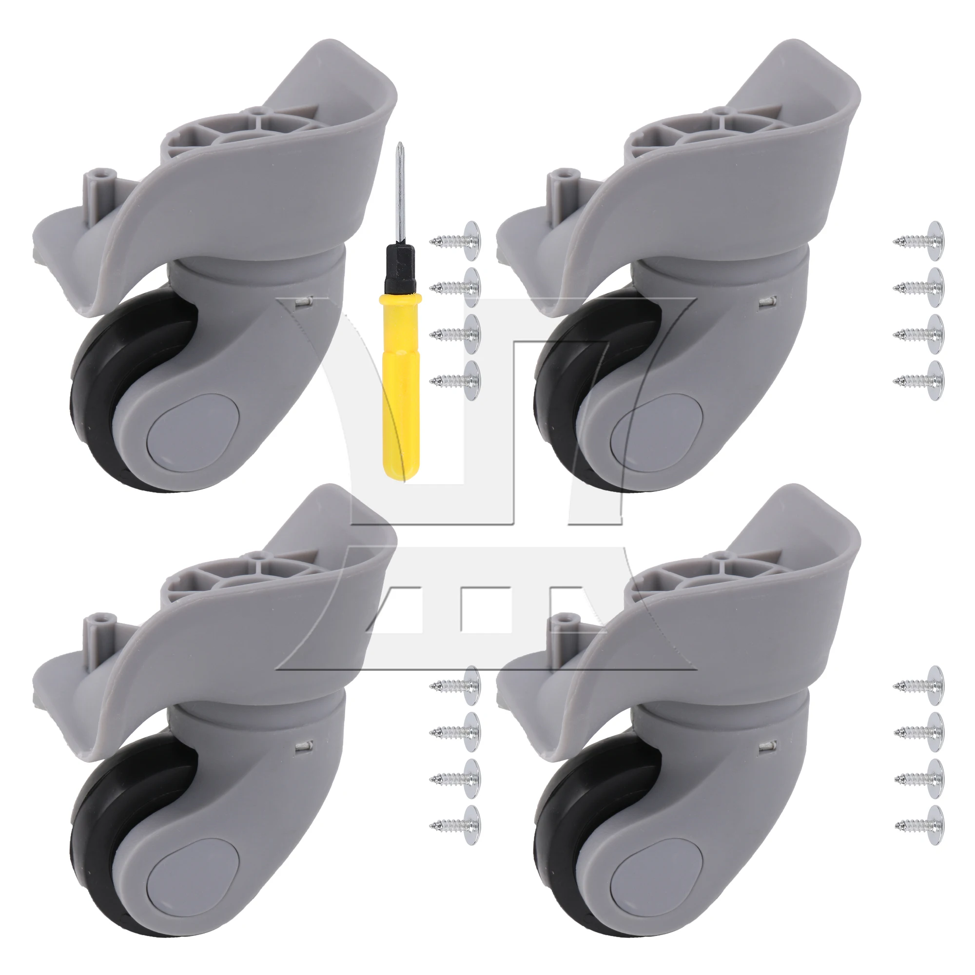 4Pcs 3.62" Luggage Spinner Wheels W041-S Left Grey Replacement with Screws for Suitcase
4Pcs 3.62" Luggage Spinner Wheels W041-S Left Grey Replacement with Screws for Suitcase
