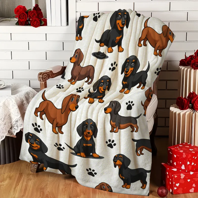 VIKAMA Dachshund Dog Cartoons Cute Flannel Throw Blankets Blanket for Sofa Bedroom Super Warm Bedroom Quilt,
VIKAMA Dachshund Dog Cartoons Cute Flannel Throw Blankets Blanket for Sofa Bedroom Super Warm Bedroom Quilt,