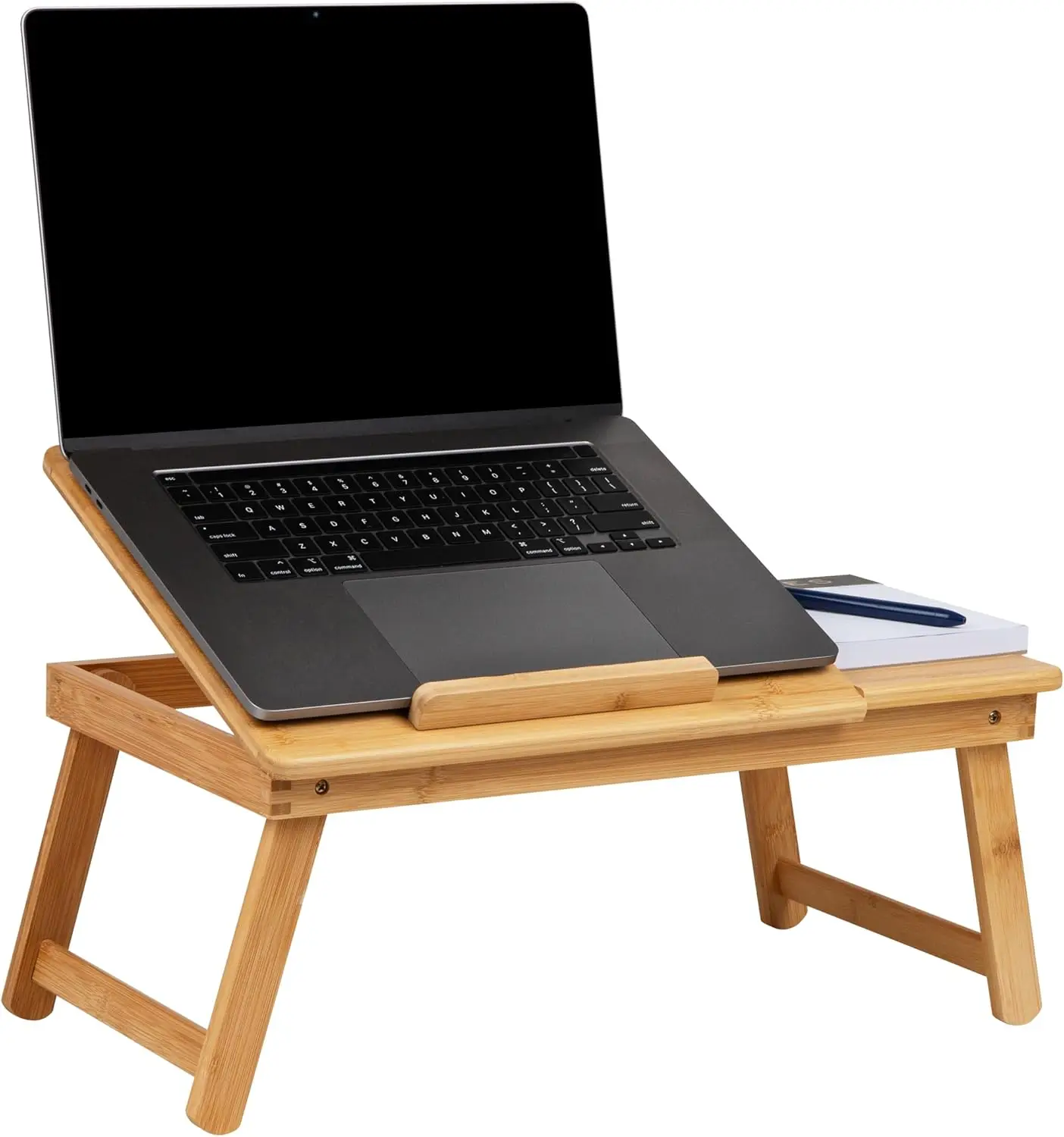 Foldable Laptop Stand with Bamboo Rayon Surface, Brown - Ideal for Bed, Dorm, and Home Office Use
Foldable Laptop Stand with Bamboo Rayon Surface, Brown - Ideal for Bed, Dorm, and Home Office Use