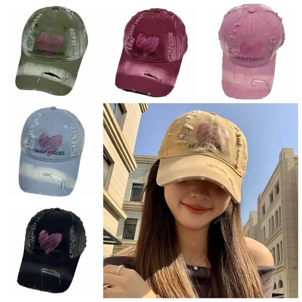Casual Cotton Love Baseball Hat Sunscreen Soft Top Letter Baseball Cap Y2K Korean Style Hole Peaked Cap Streetwear
Casual Cotton Love Baseball Hat Sunscreen Soft Top Letter Baseball Cap Y2K Korean Style Hole Peaked Cap Streetwear