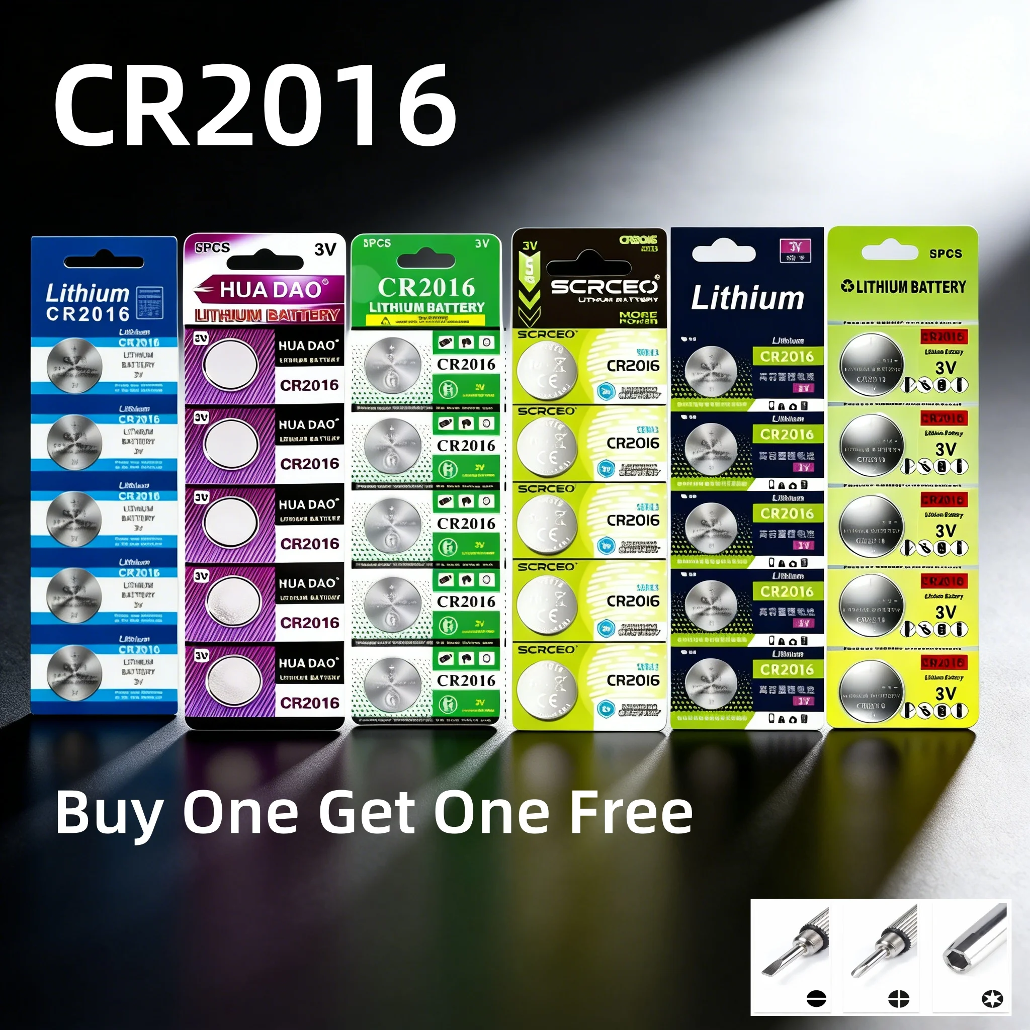 Diverse Options CR2016 Button Batteries CR2016 BR2016 DL2016 LM2016 Cell Coin Lithium Battery 3V CR 2016 for Watch Electronic
Diverse Options CR2016 Button Batteries CR2016 BR2016 DL2016 LM2016 Cell Coin Lithium Battery 3V CR 2016 for Watch Electronic