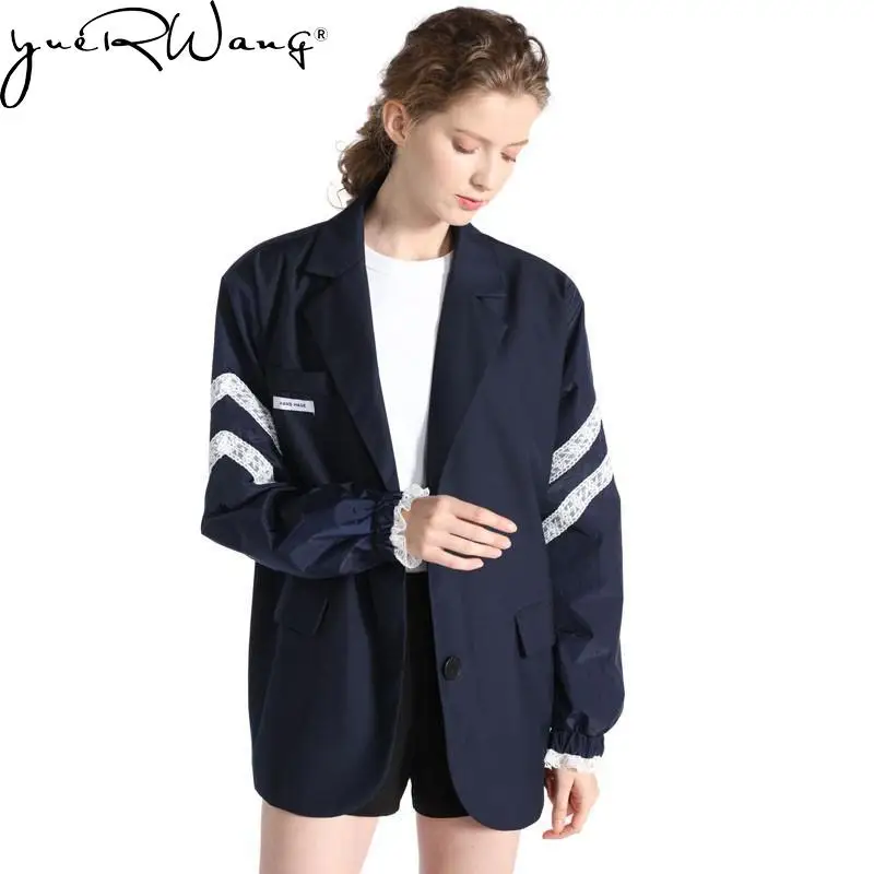 Yuerwang Women Suit Blazer Lace Patchwork Vintage Women Blazers Jackets Color Matching Loose Casual Women Suit Coats 2022 New
Yuerwang Women Suit Blazer Lace Patchwork Vintage Women Blazers Jackets Color Matching Loose Casual Women Suit Coats 2022 New