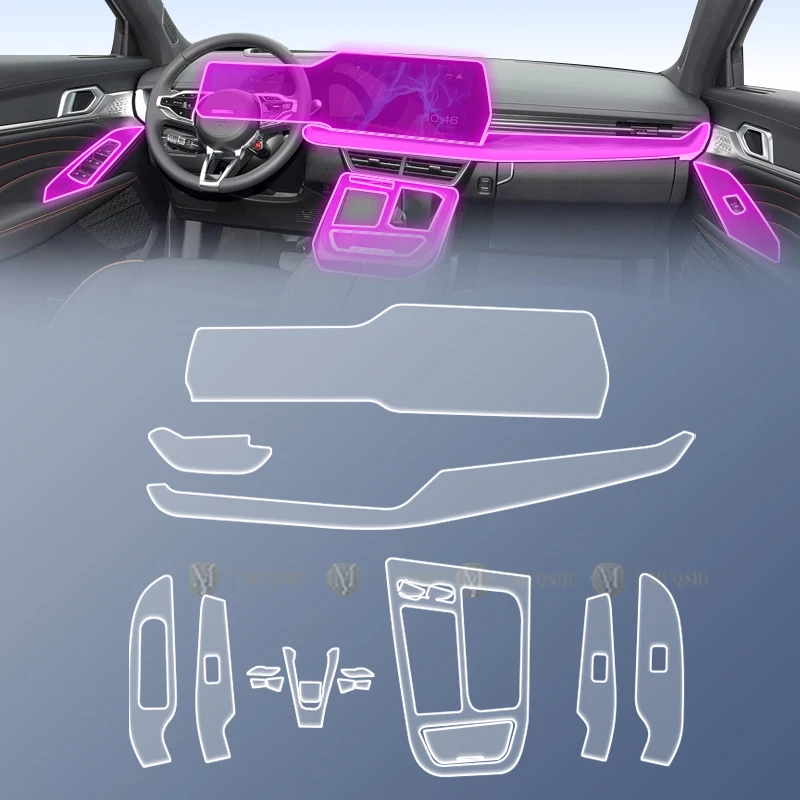 For GWM Haval XY 2022-2023 Car Interior Film Dashboard piano board Shift center console Anti-scratch transparent TPU PPF Film
For GWM Haval XY 2022-2023 Car Interior Film Dashboard piano board Shift center console Anti-scratch transparent TPU PPF Film
