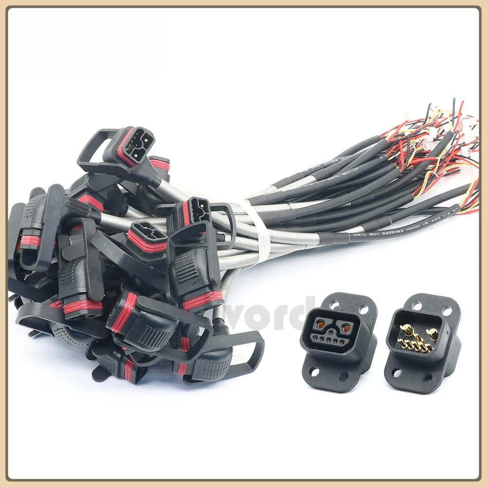 EV Connectors 2+1+5 25A Male Female Connector Electric Bike Charger Cot Battery Charger Plug Socket
EV Connectors 2+1+5 25A Male Female Connector Electric Bike Charger Cot Battery Charger Plug Socket